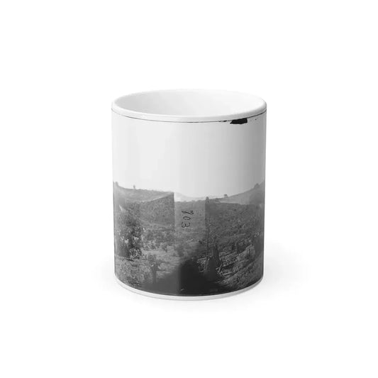 Belle Plain, Virginia (Vicinity). Encampment of 7,000 Confederates in the  Punch Bowl (U.S. Civil War) Color Changing Coffee Mug 11oz Default Title 11oz - Go Mug Yourself