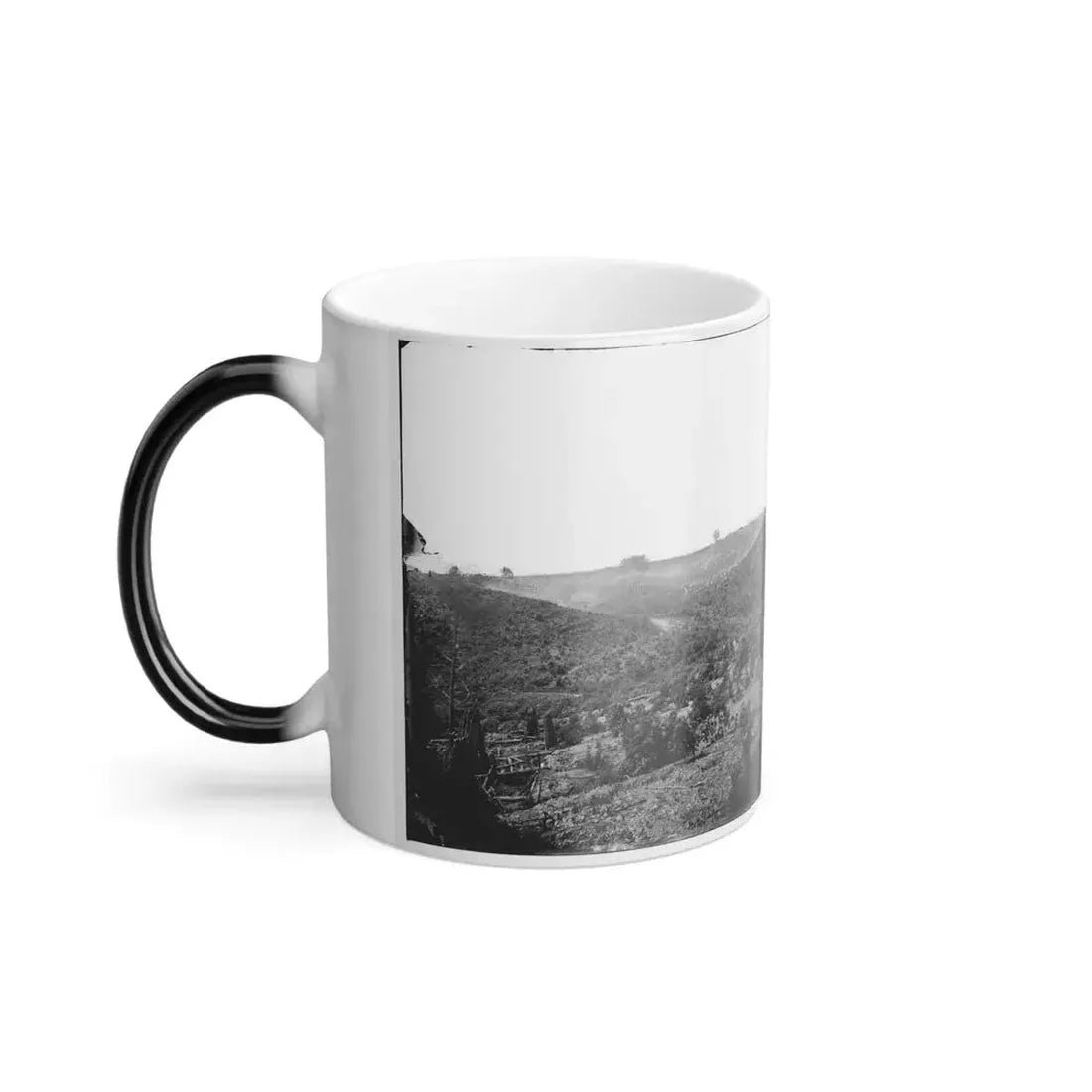 Belle Plain, Virginia (Vicinity). Encampment of 7,000 Confederates in the  Punch Bowl (U.S. Civil War) Color Changing Coffee Mug 11oz - Go Mug Yourself