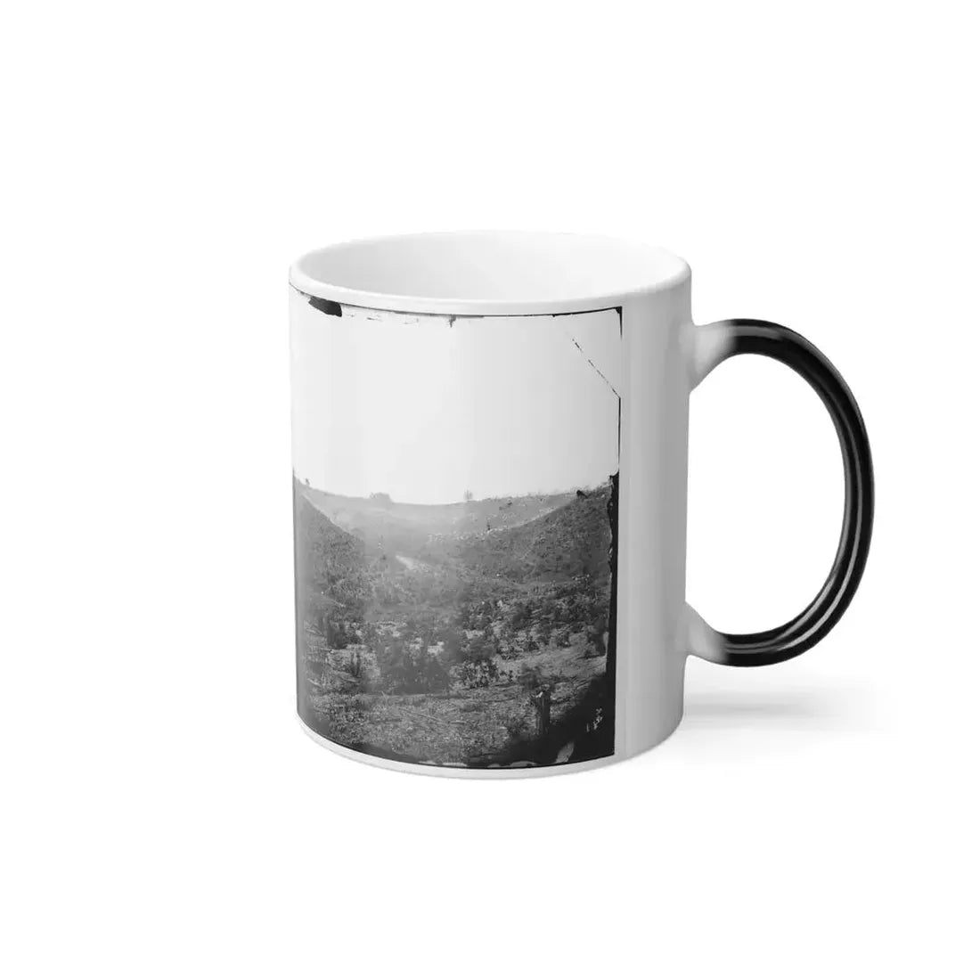 Belle Plain, Virginia (Vicinity). Encampment of 7,000 Confederates in the  Punch Bowl (U.S. Civil War) Color Changing Coffee Mug 11oz - Go Mug Yourself