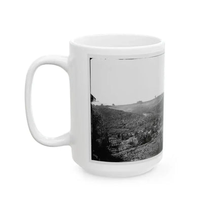 Belle Plain, Virginia (Vicinity). Encampment Of 7,000 Confederates In The  Punch Bowl (U.S. Civil War) White Coffee Mug - Go Mug Yourself