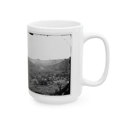 Belle Plain, Virginia (Vicinity). Encampment Of 7,000 Confederates In The  Punch Bowl (U.S. Civil War) White Coffee Mug - Go Mug Yourself