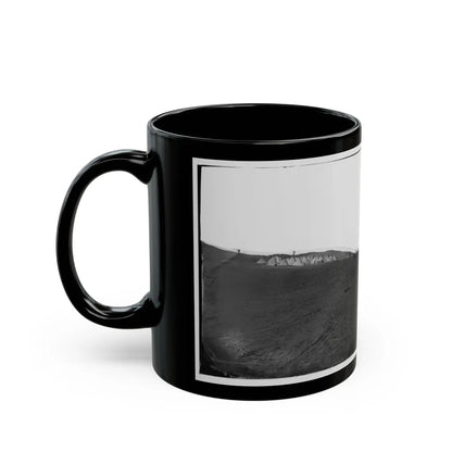 Belle Plain, Virginia (Vicinity). Camp Of Negro Laborers In The Quartermaster's Department (U.S. Civil War) Black Coffee Mug-Go Mug Yourself