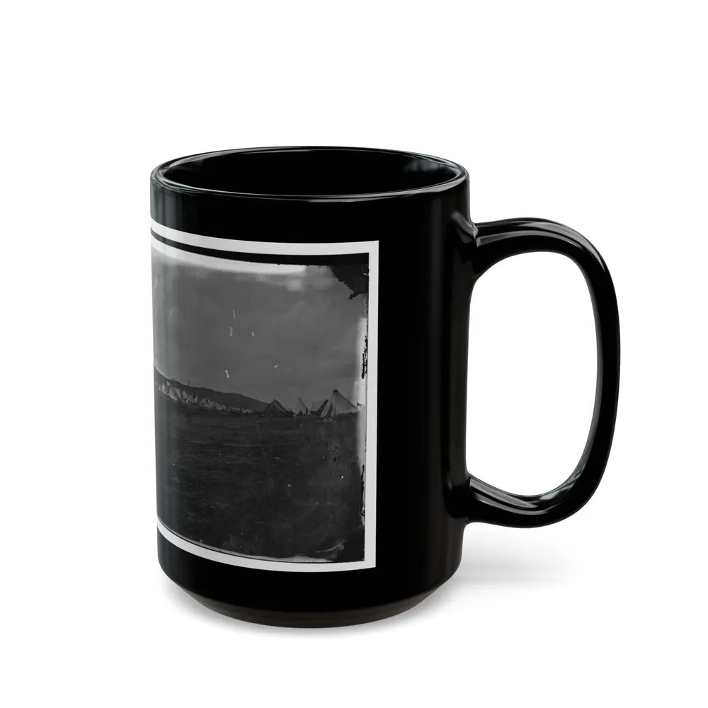 Belle Plain, Virginia. Camp Of Negro Laborers In Quartermaster Department (U.S. Civil War) Black Coffee Mug-Go Mug Yourself