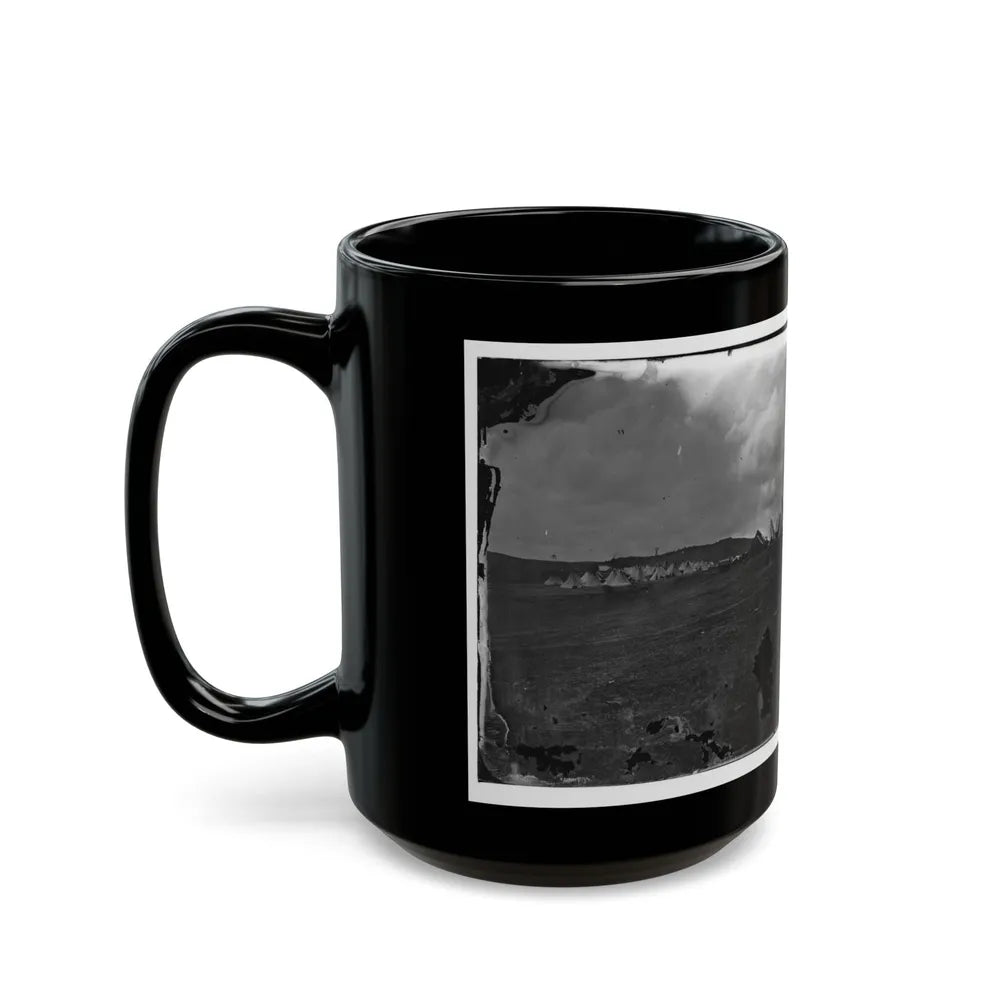 Belle Plain, Virginia. Camp Of Negro Laborers In Quartermaster Department (U.S. Civil War) Black Coffee Mug-Go Mug Yourself