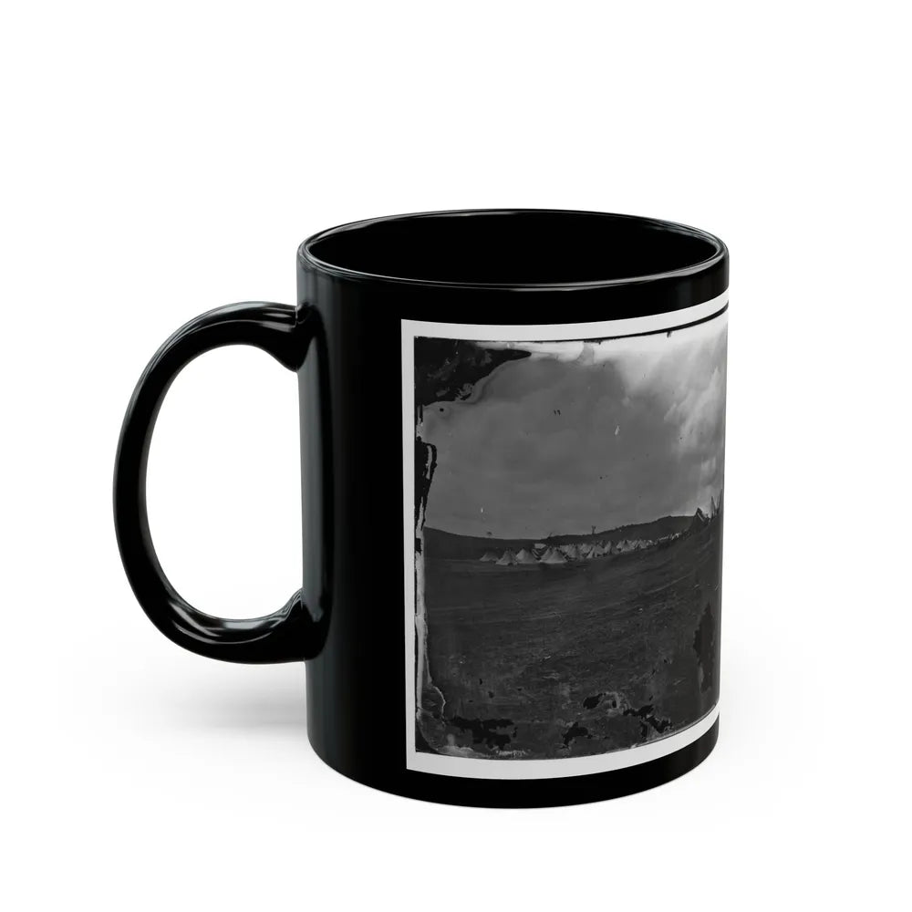 Belle Plain, Virginia. Camp Of Negro Laborers In Quartermaster Department (U.S. Civil War) Black Coffee Mug-Go Mug Yourself