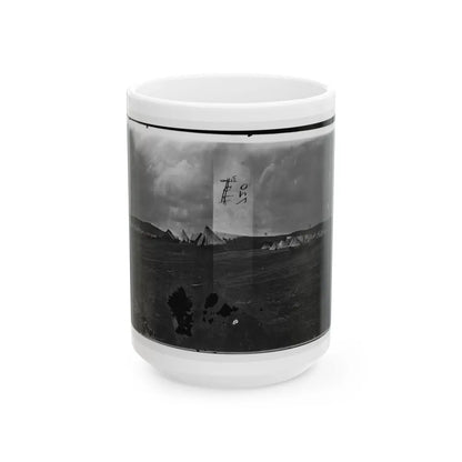 Belle Plain, Virginia. Camp Of Negro Laborers In Quartermaster Department (U.S. Civil War) White Coffee Mug-15oz-Go Mug Yourself