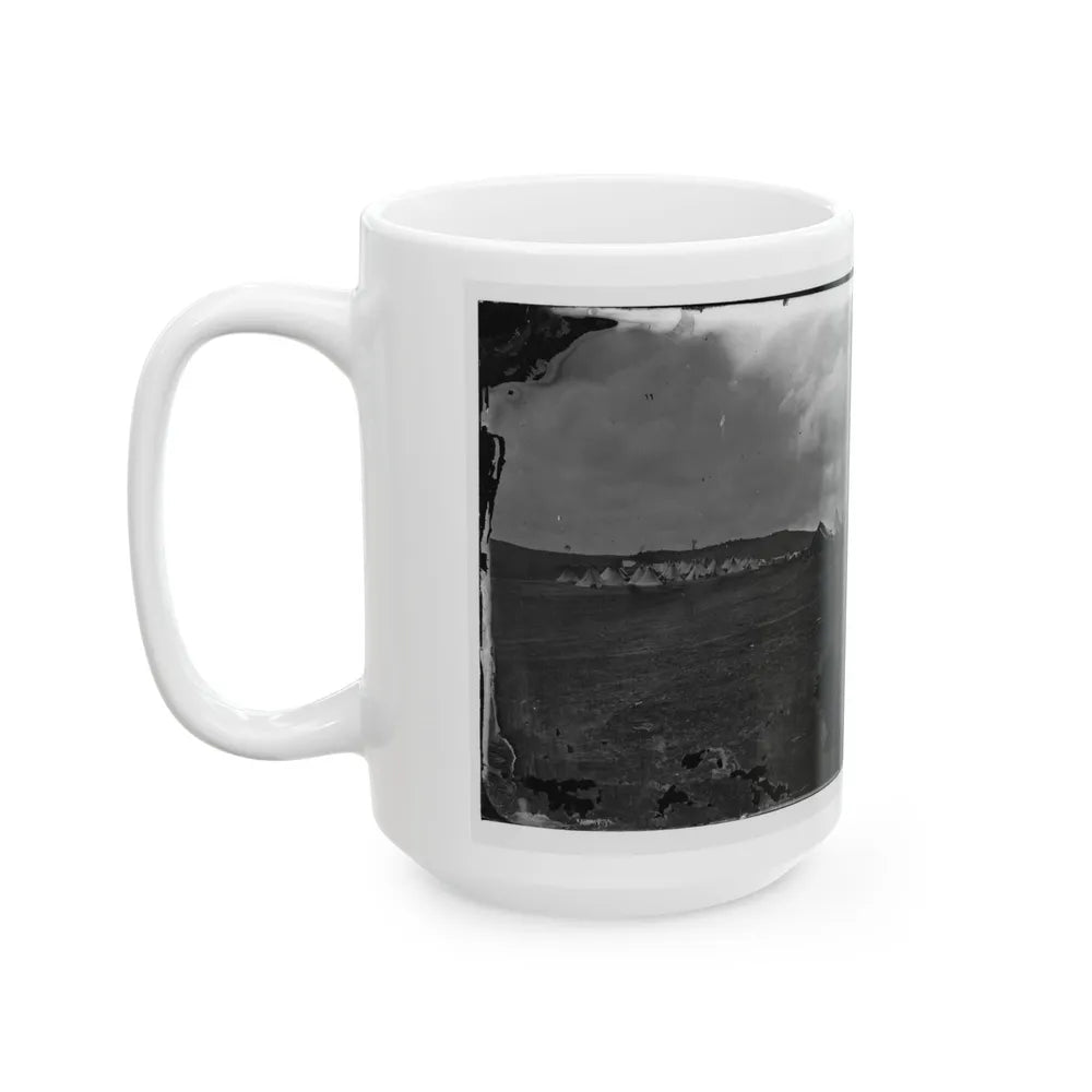 Belle Plain, Virginia. Camp Of Negro Laborers In Quartermaster Department (U.S. Civil War) White Coffee Mug-Go Mug Yourself