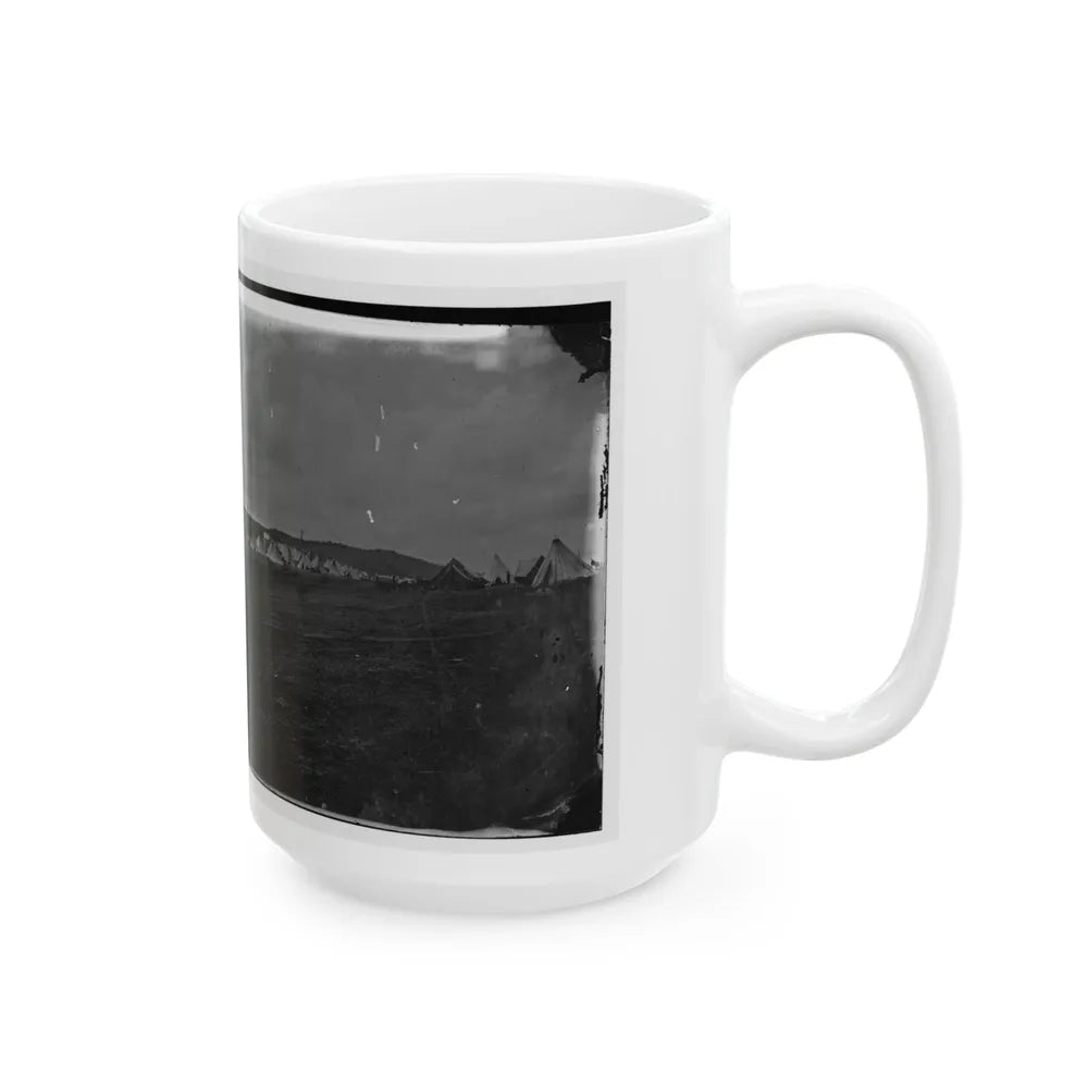 Belle Plain, Virginia. Camp Of Negro Laborers In Quartermaster Department (U.S. Civil War) White Coffee Mug-Go Mug Yourself