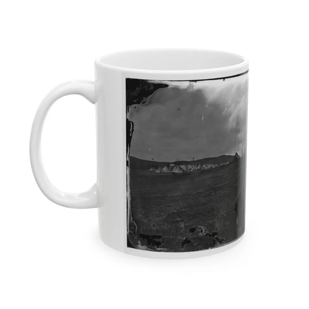 Belle Plain, Virginia. Camp Of Negro Laborers In Quartermaster Department (U.S. Civil War) White Coffee Mug-Go Mug Yourself