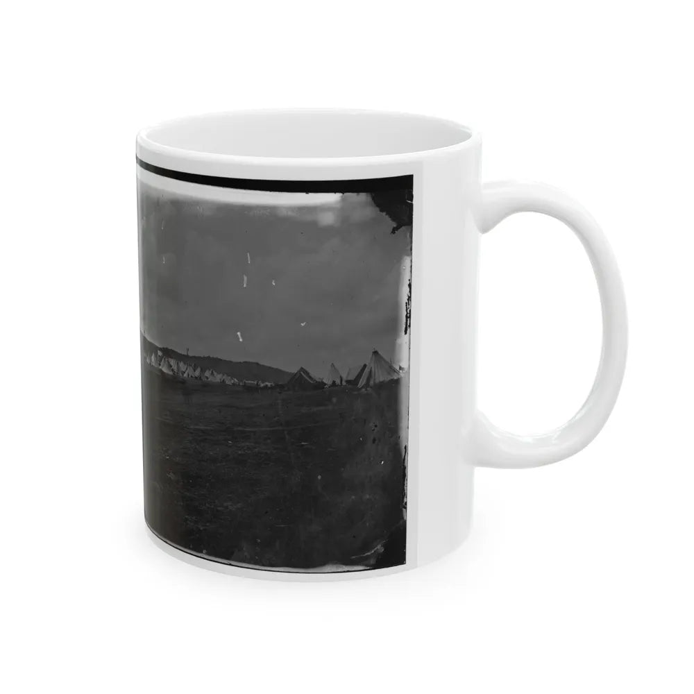 Belle Plain, Virginia. Camp Of Negro Laborers In Quartermaster Department (U.S. Civil War) White Coffee Mug-Go Mug Yourself