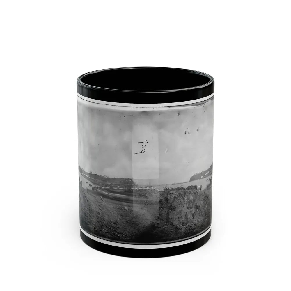 Belle Plain, Virginia. Encampment Of 2d New York And 1st Mass. Heavy Artillery (U.S. Civil War) Black Coffee Mug-11oz-Go Mug Yourself