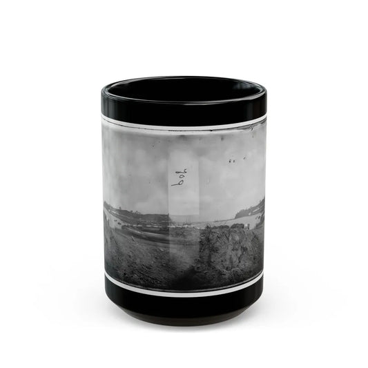 Belle Plain, Virginia. Encampment Of 2d New York And 1st Mass. Heavy Artillery (U.S. Civil War) Black Coffee Mug-15oz-Go Mug Yourself