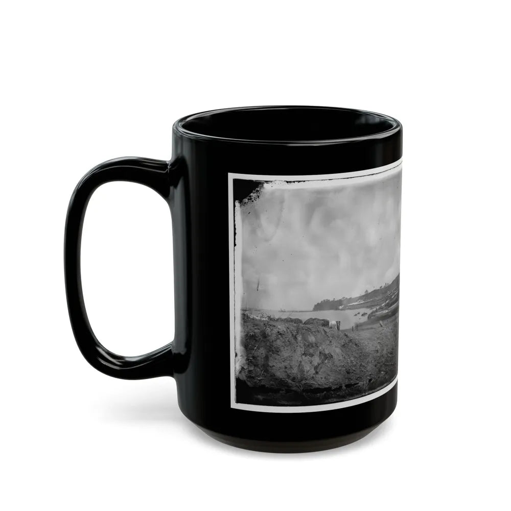 Belle Plain, Virginia. Encampment Of 2d New York And 1st Mass. Heavy Artillery (U.S. Civil War) Black Coffee Mug-Go Mug Yourself