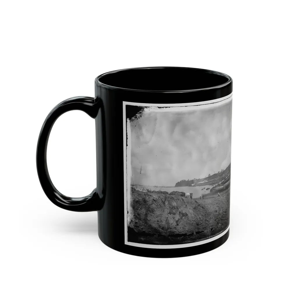 Belle Plain, Virginia. Encampment Of 2d New York And 1st Mass. Heavy Artillery (U.S. Civil War) Black Coffee Mug-Go Mug Yourself