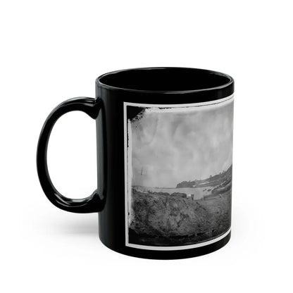 Belle Plain, Virginia. Encampment Of 2d New York And 1st Mass. Heavy Artillery (U.S. Civil War) Black Coffee Mug-Go Mug Yourself