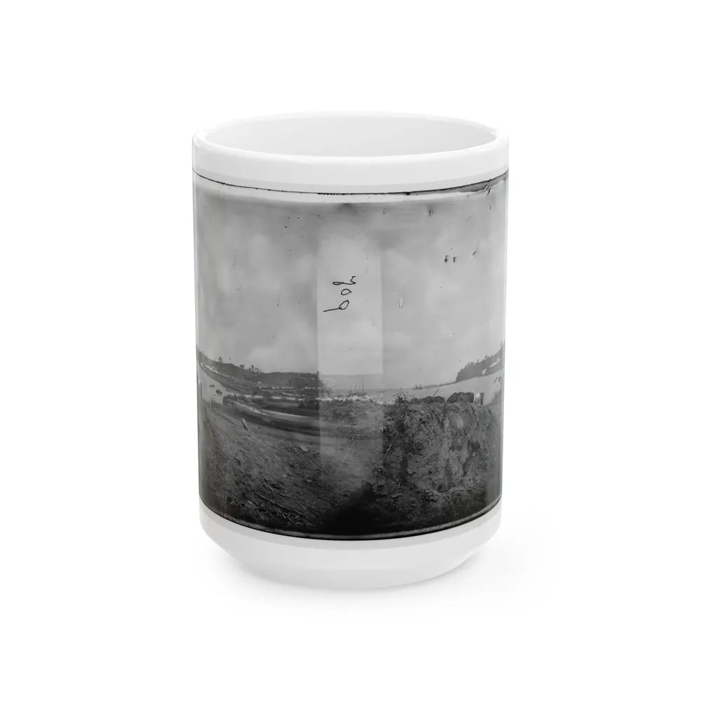 Belle Plain, Virginia. Encampment Of 2d New York And 1st Mass. Heavy Artillery (U.S. Civil War) White Coffee Mug-15oz-Go Mug Yourself