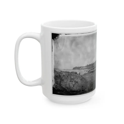 Belle Plain, Virginia. Encampment Of 2d New York And 1st Mass. Heavy Artillery (U.S. Civil War) White Coffee Mug-Go Mug Yourself