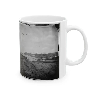 Belle Plain, Virginia. Encampment Of 2d New York And 1st Mass. Heavy Artillery (U.S. Civil War) White Coffee Mug-Go Mug Yourself