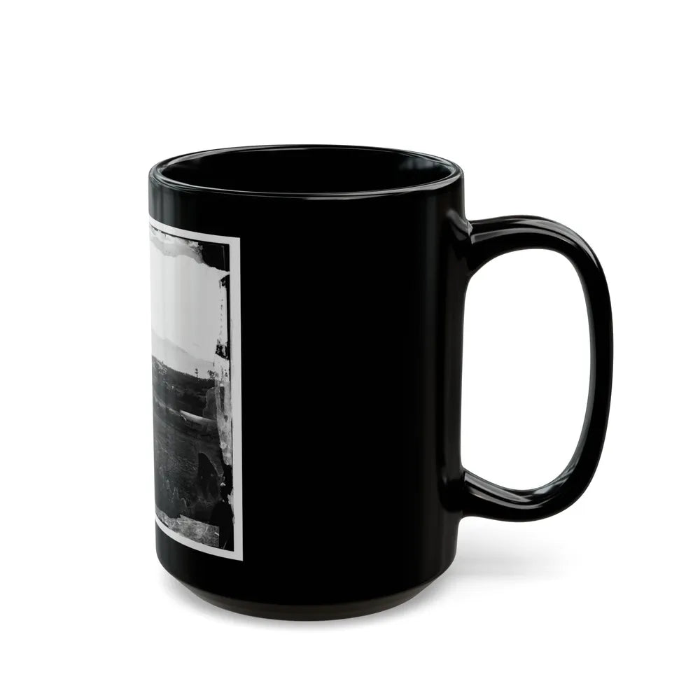 Belle Plain, Virginia. First Landing At Belle Plain (U.S. Civil War) Black Coffee Mug-Go Mug Yourself