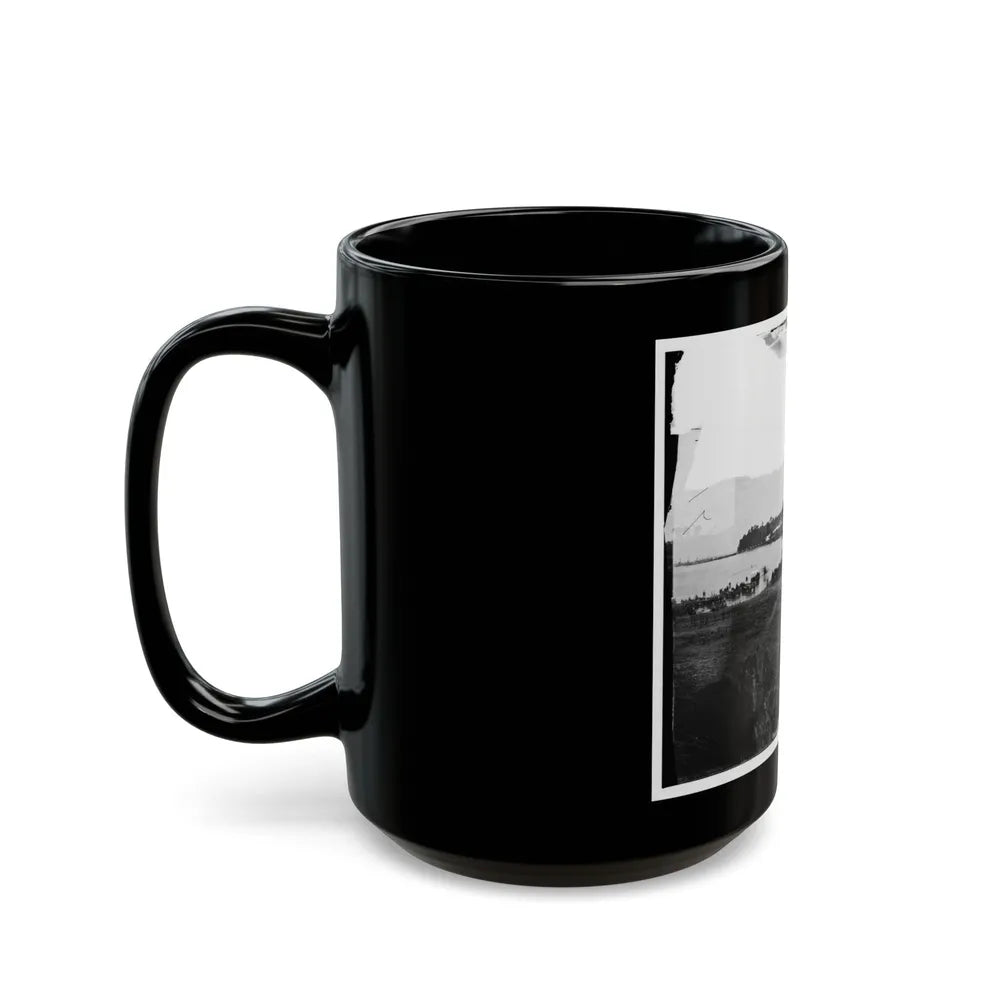 Belle Plain, Virginia. First Landing At Belle Plain (U.S. Civil War) Black Coffee Mug-Go Mug Yourself