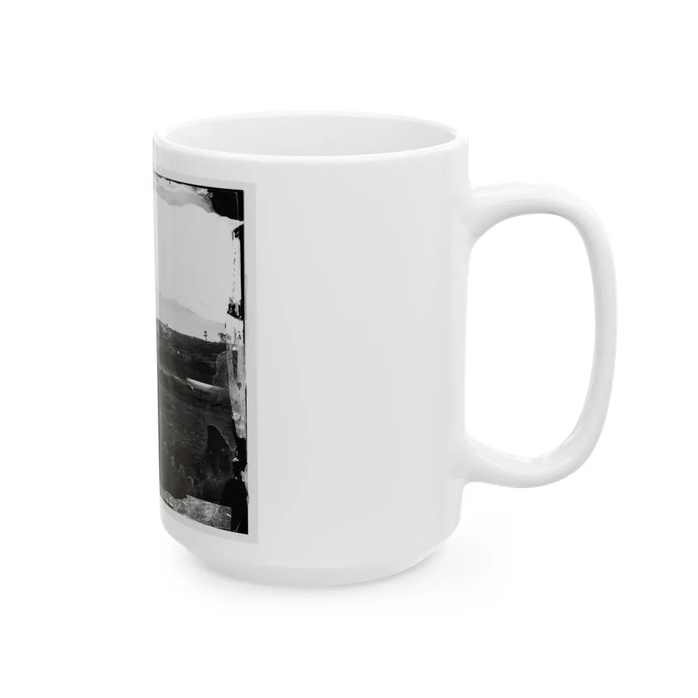 Belle Plain, Virginia. First Landing At Belle Plain (U.S. Civil War) White Coffee Mug-Go Mug Yourself