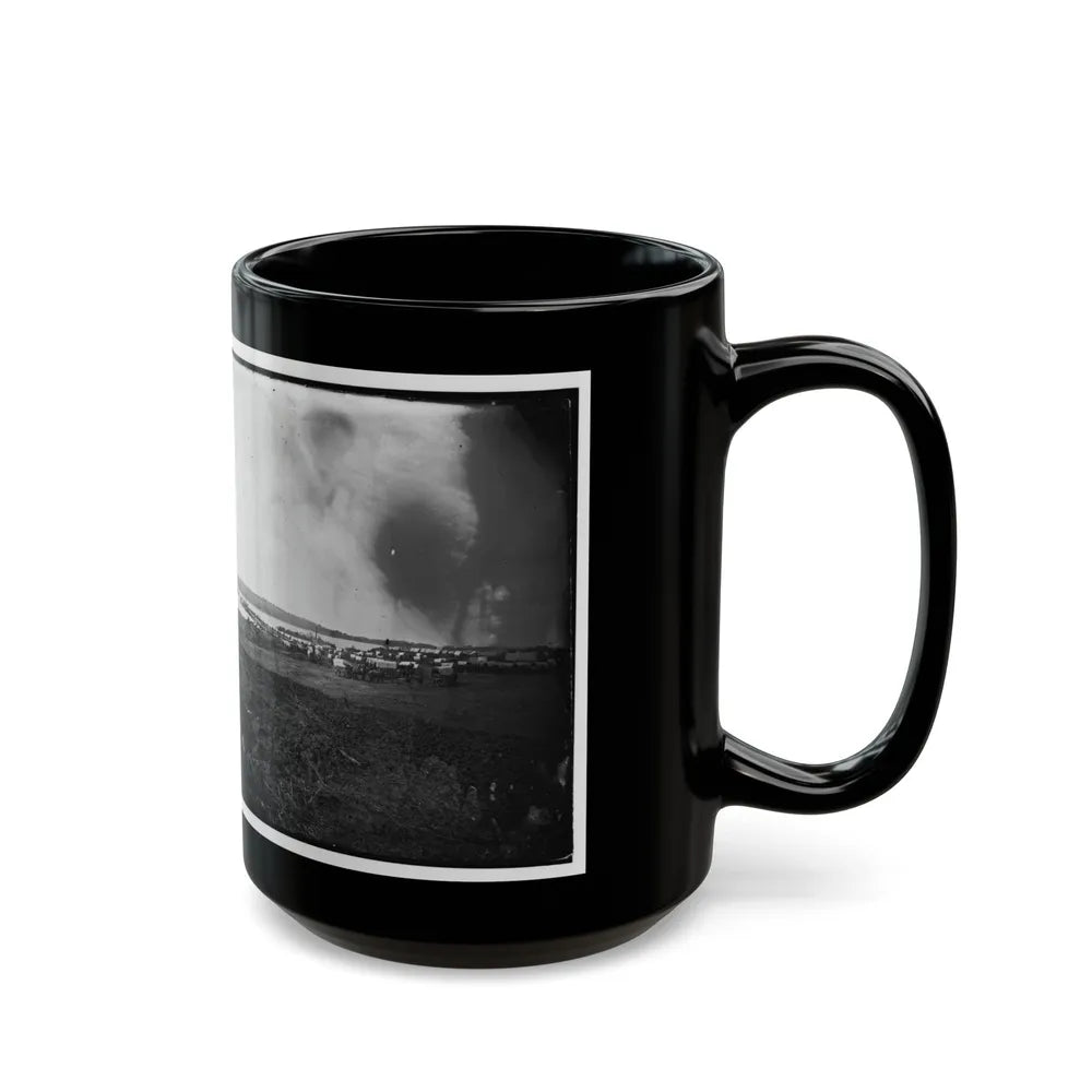 Belle Plain, Virginia. Quartermaster Department (U.S. Civil War) Black Coffee Mug-Go Mug Yourself