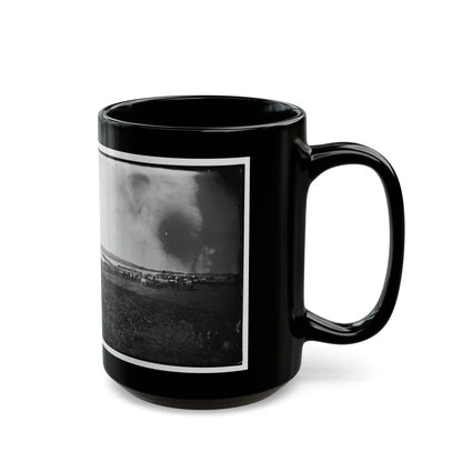 Belle Plain, Virginia. Quartermaster Department (U.S. Civil War) Black Coffee Mug-Go Mug Yourself