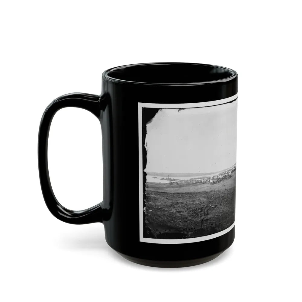 Belle Plain, Virginia. Quartermaster Department (U.S. Civil War) Black Coffee Mug-Go Mug Yourself