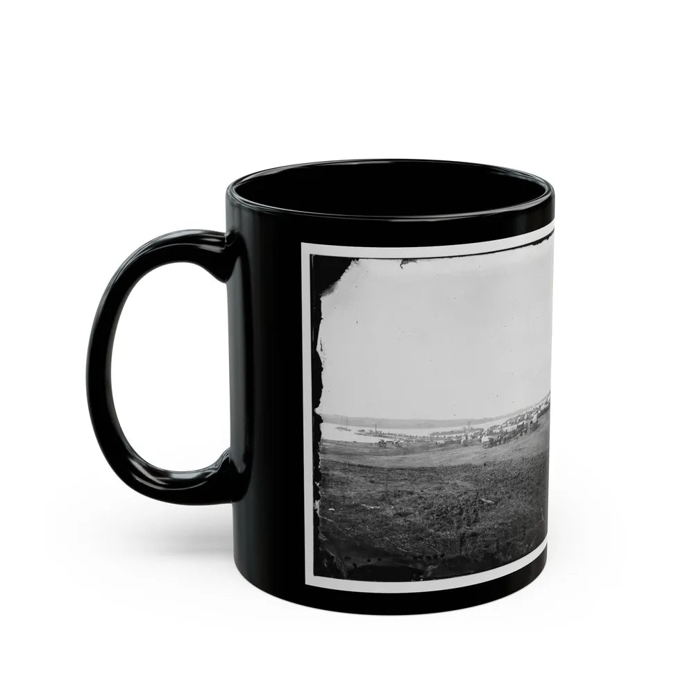 Belle Plain, Virginia. Quartermaster Department (U.S. Civil War) Black Coffee Mug-Go Mug Yourself