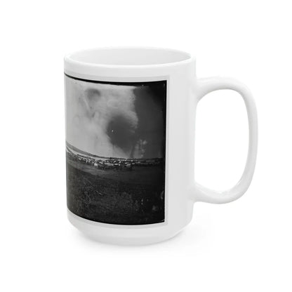 Belle Plain, Virginia. Quartermaster Department (U.S. Civil War) White Coffee Mug-Go Mug Yourself