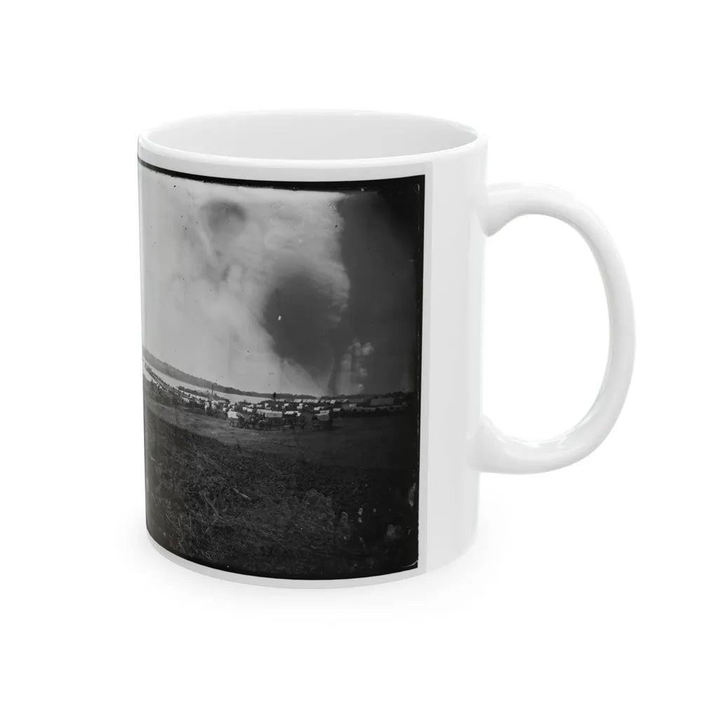 Belle Plain, Virginia. Quartermaster Department (U.S. Civil War) White Coffee Mug-Go Mug Yourself