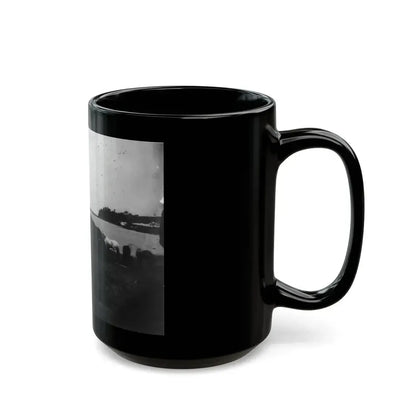 Belle Plains, Va., May 16, 1864, Encampment Of 2nd New York And 1st Massachusetts Heavy Artillery (U.S. Civil War) Black Coffee Mug - Go Mug Yourself