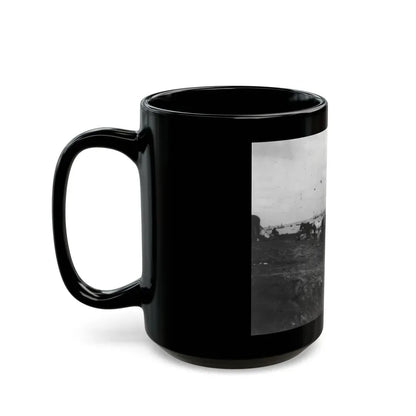 Belle Plains, Va., May 16, 1864, Encampment Of 2nd New York And 1st Massachusetts Heavy Artillery (U.S. Civil War) Black Coffee Mug - Go Mug Yourself