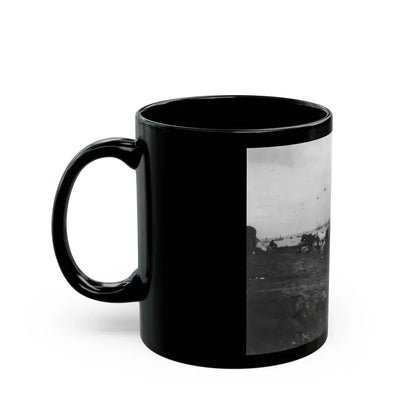 Belle Plains, Va., May 16, 1864, Encampment Of 2nd New York And 1st Massachusetts Heavy Artillery (U.S. Civil War) Black Coffee Mug - Go Mug Yourself