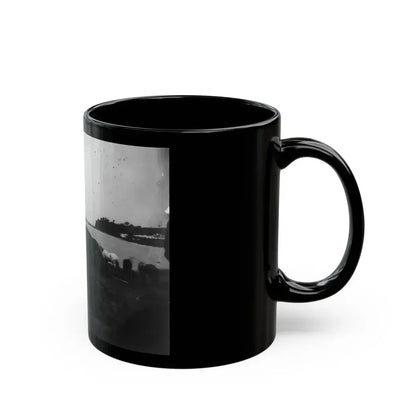 Belle Plains, Va., May 16, 1864, Encampment Of 2nd New York And 1st Massachusetts Heavy Artillery (U.S. Civil War) Black Coffee Mug - Go Mug Yourself