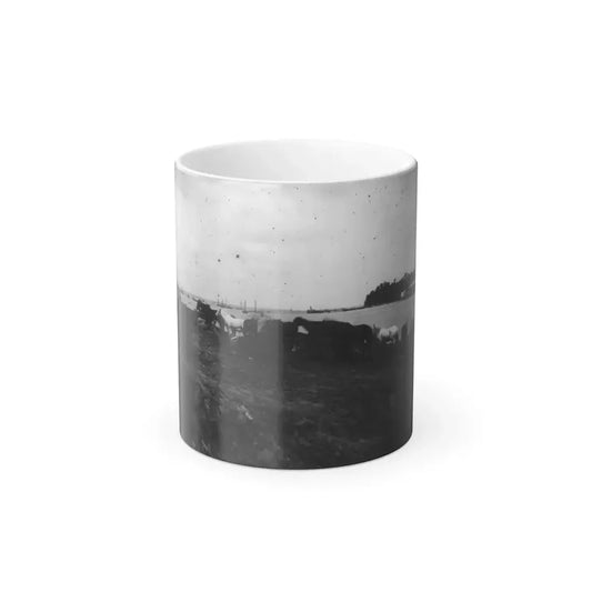 Belle Plains, Va., May 16, 1864, Encampment of 2Nd New York and 1St Massachusetts Heavy Artillery (U.S. Civil War) Color Changing Coffee Mug 11oz Default Title - Go Mug Yourself