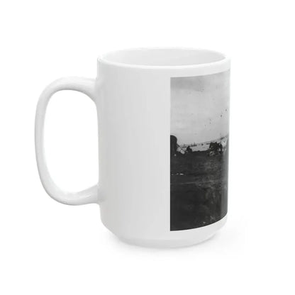 Belle Plains, Va., May 16, 1864, Encampment Of 2nd New York And 1st Massachusetts Heavy Artillery (U.S. Civil War) White Coffee Mug - Go Mug Yourself