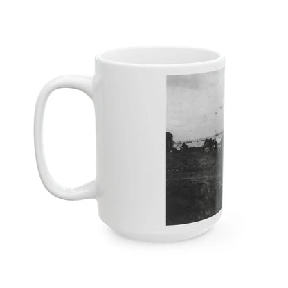 Belle Plains, Va., May 16, 1864, Encampment Of 2nd New York And 1st Massachusetts Heavy Artillery (U.S. Civil War) White Coffee Mug-Go Mug Yourself