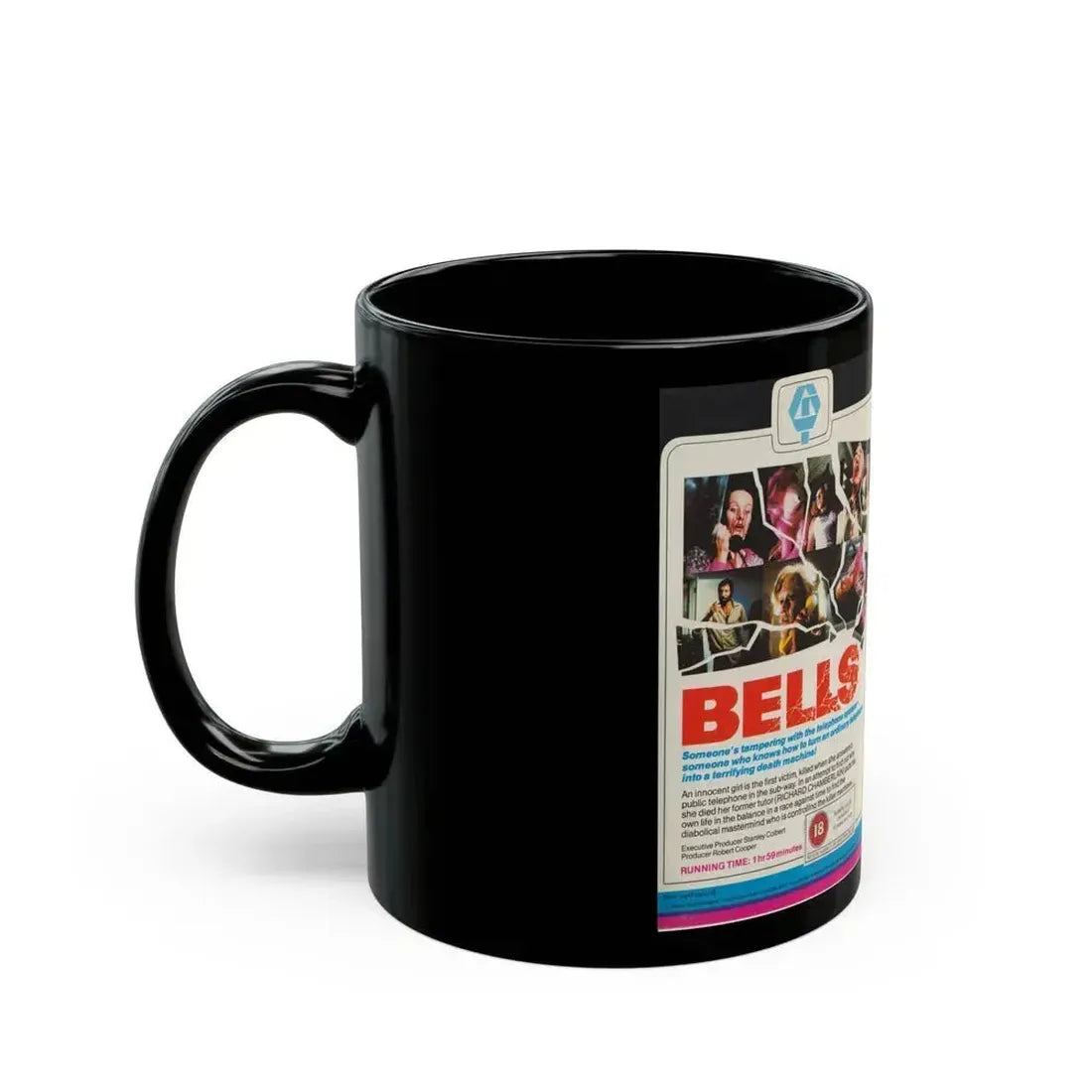 BELLS HORROR GUILD HOME VIDEO (VHS COVER) - Black Coffee Mug - Go Mug Yourself
