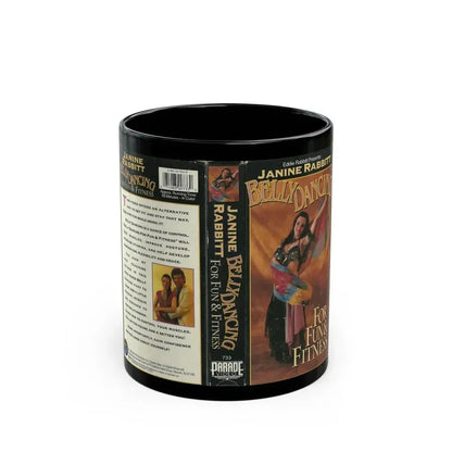 BELLY DANCING FOR FUN AND FITNESS (VHS COVER) - Black Coffee Mug 11oz - Go Mug Yourself