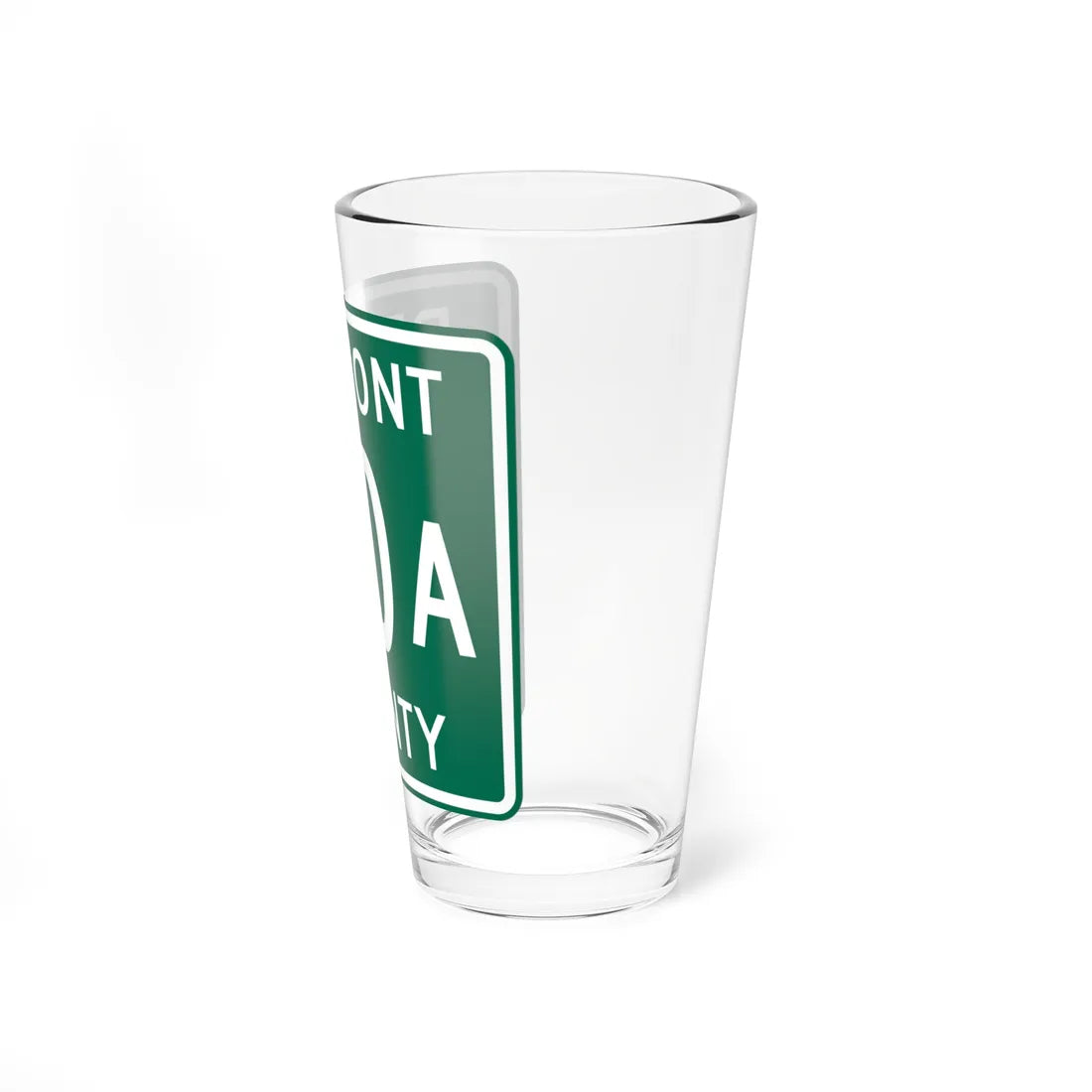 Belmont County Route 40A OH (Ohio) (Road Sign) Pint Glass 16oz - Go Mug Yourself