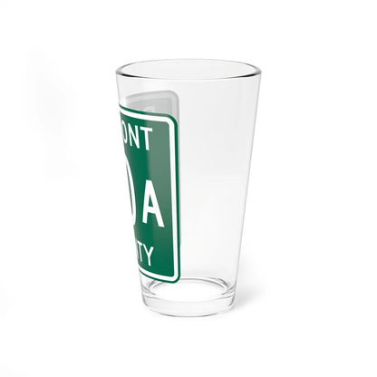 Belmont County Route 40A OH (Ohio) (Road Sign) Pint Glass 16oz - Go Mug Yourself