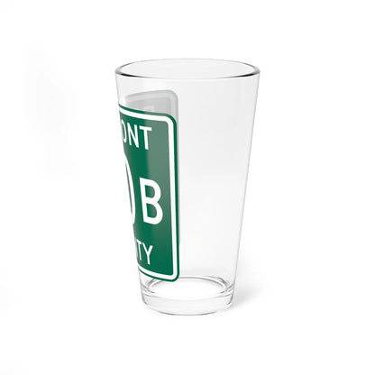 Belmont County Route 40B OH (Ohio) (Road Sign) Pint Glass 16oz - Go Mug Yourself