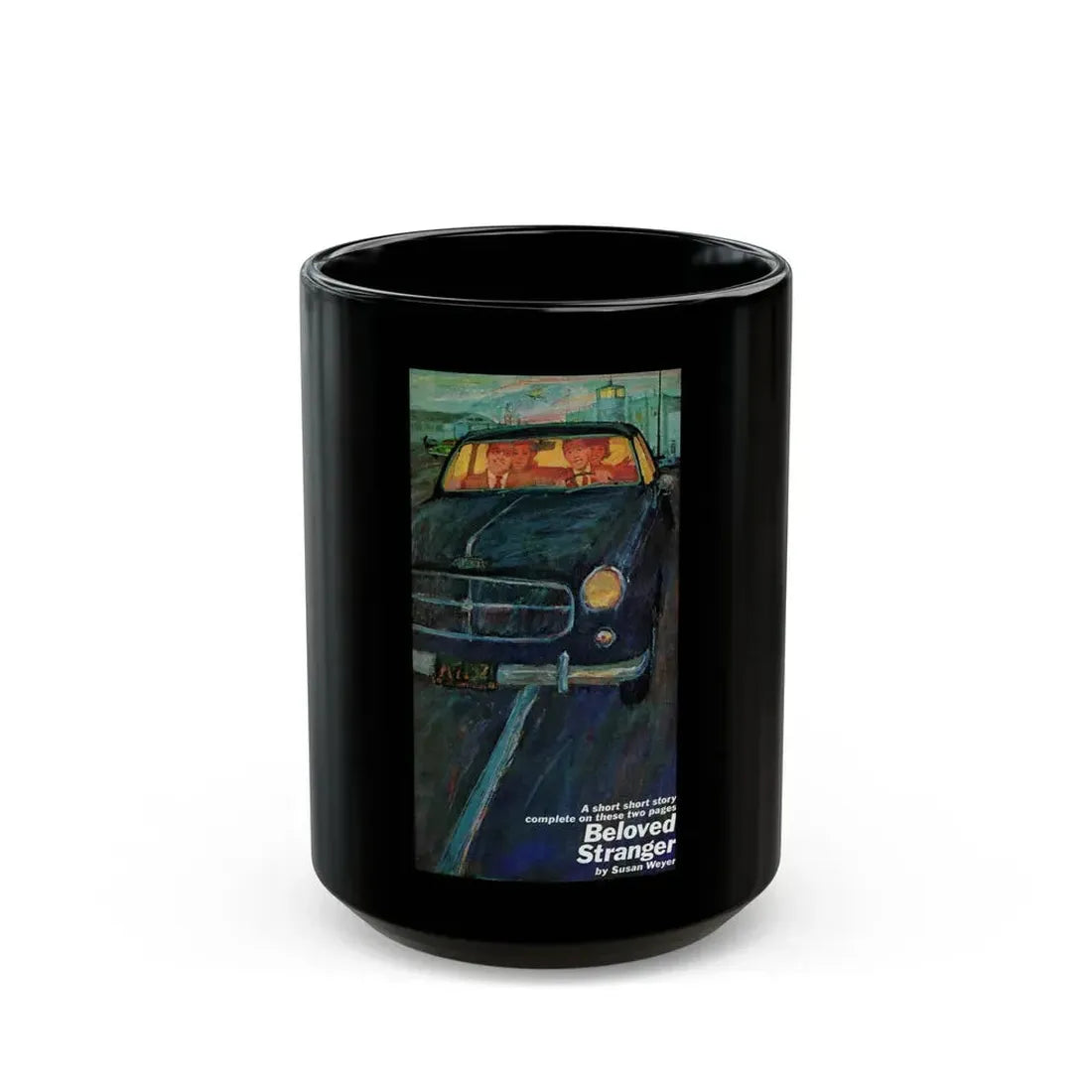 Beloved Stranger, Redbook, February 1962 - Black Coffee Mug 15oz - Go Mug Yourself