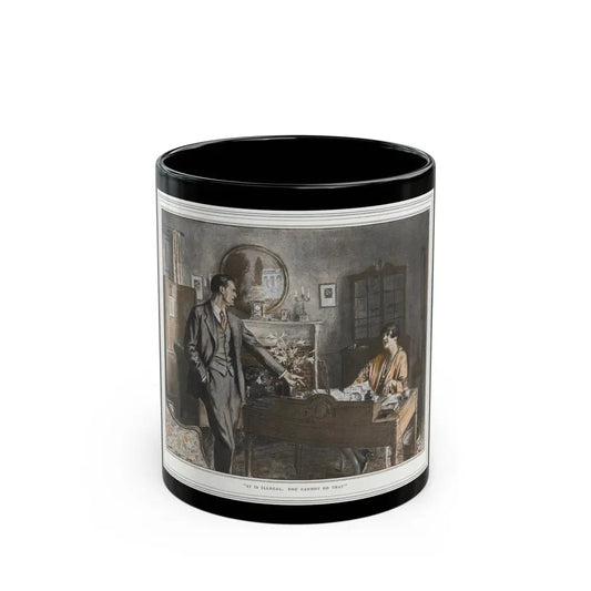 Beloved Wife of, Ladies' Home Journal, September 1927 - Black Coffee Mug 11oz - Go Mug Yourself