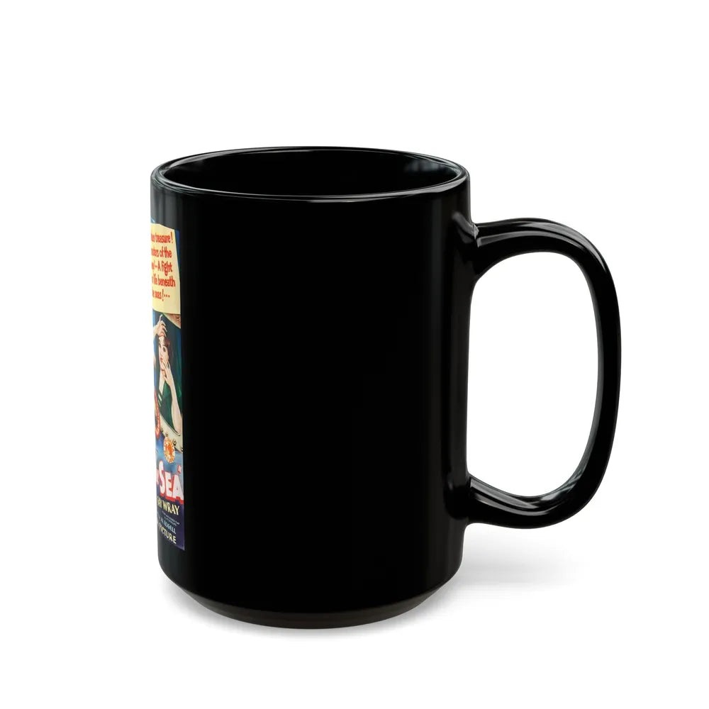 BELOW THE SEA 1933 Movie Poster - Black Coffee Mug-Go Mug Yourself