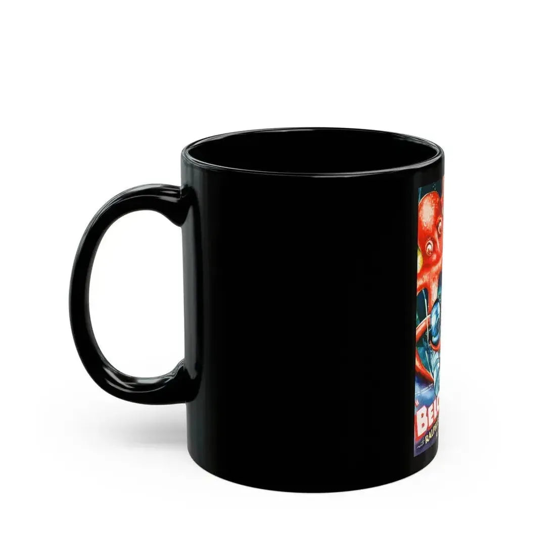 BELOW THE SEA 1933 Movie Poster - Black Coffee Mug - Go Mug Yourself