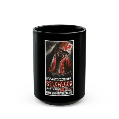 BELPHEGOR 1927 Movie Poster - Black Coffee Mug 15oz - Go Mug Yourself