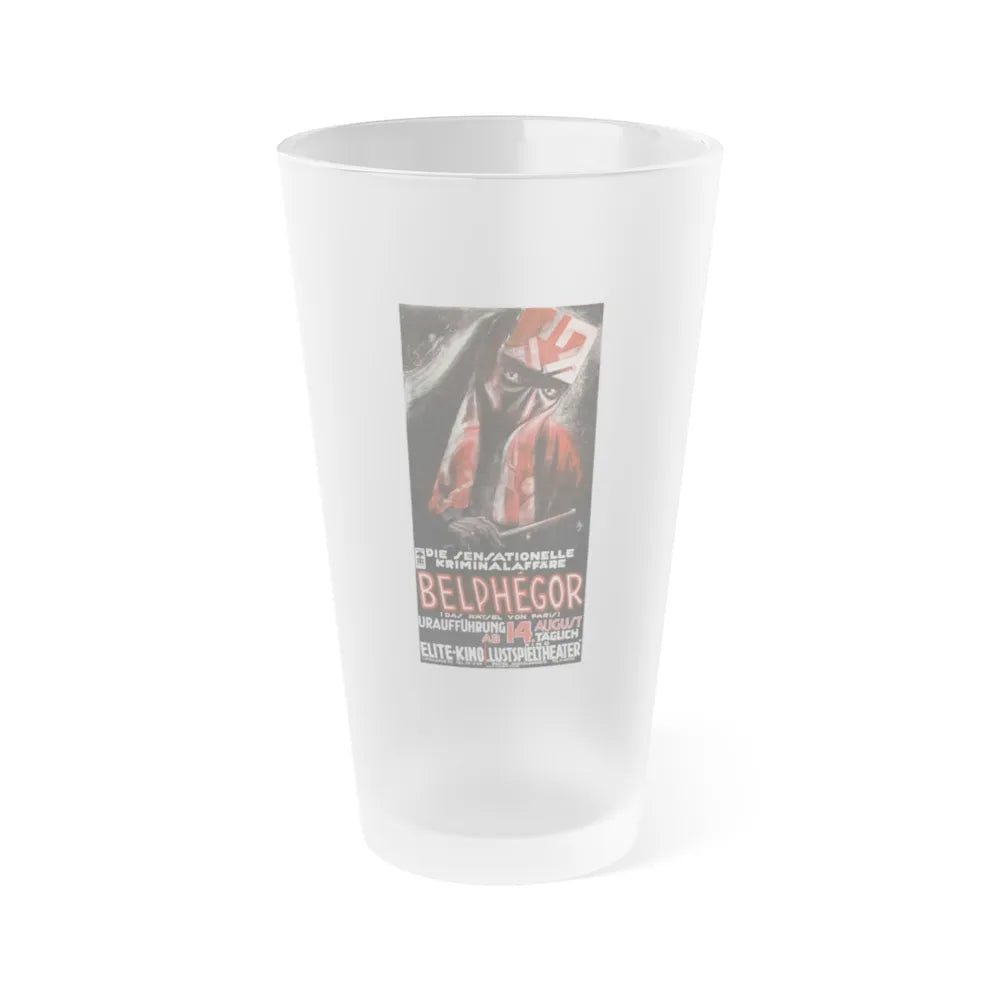 BELPHEGOR 1927 Movie Poster - Frosted Pint Glass 16oz-16oz-Frosted-Go Mug Yourself