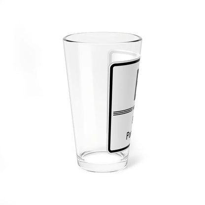 Belt Pkwy Shield free (New York) (Road Sign) Pint Glass 16oz - Go Mug Yourself